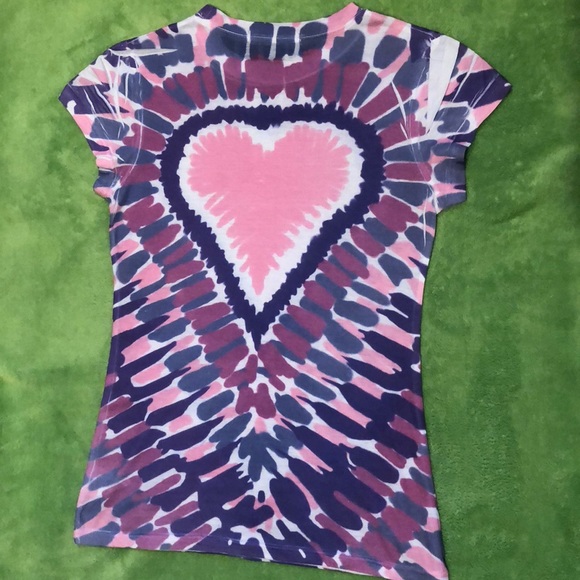 **2 for $7** Tie Dye Heart Tee - Picture 2 of 2